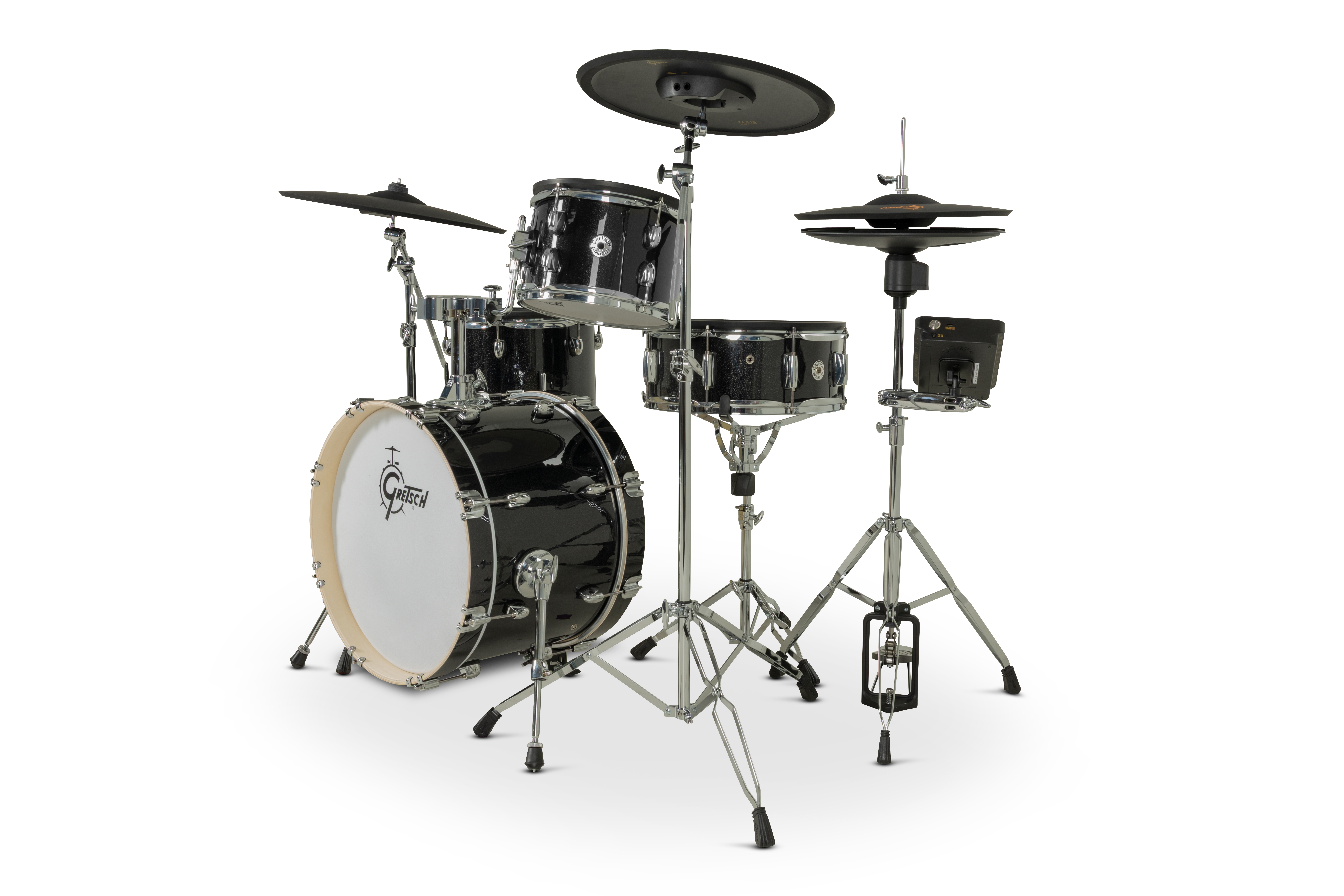 Catalina Evo 4pc Drumset Black Sparkle
